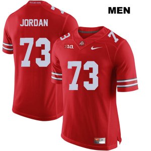 Men's NCAA Ohio State Buckeyes Michael Jordan #73 College Stitched Authentic Nike Red Football Jersey TH20J66UY